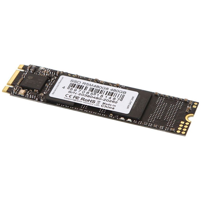 Накопитель SSD AMD M.2 R5 Series 480 Гб SATA III R5M480G8 - фото 51680524