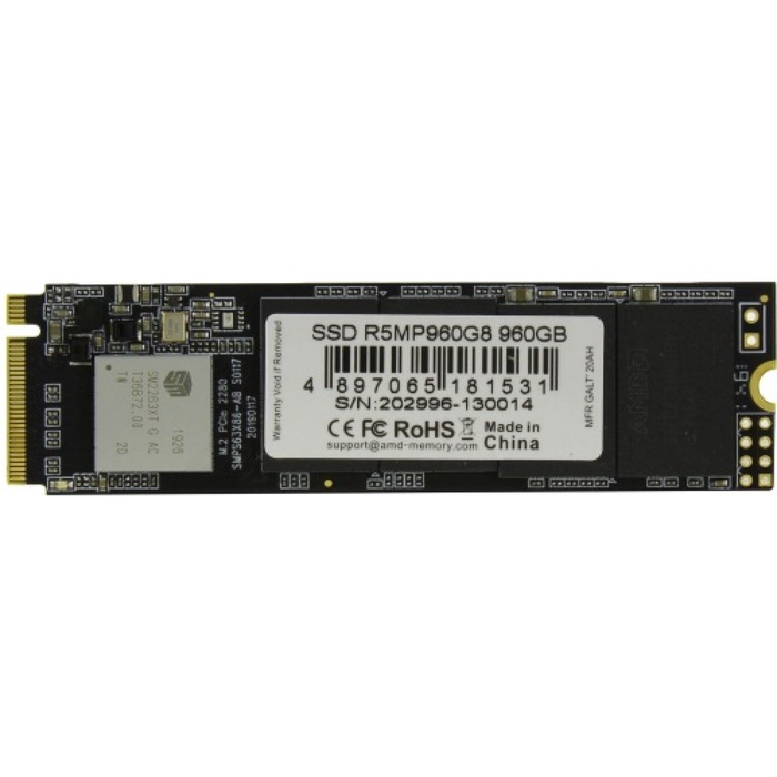 Накопитель SSD AMD M.2 R5 Series 960 Гб SATA III R5M960G8 - фото 51680532