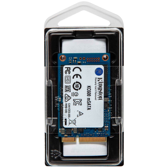 Накопитель SSD Kingston MSATA KC600 512 Гб SATA III SKC600MS/512G - фото 51683308