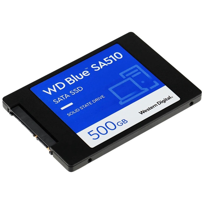 Накопитель SSD WD 2.5" Blue 500 Гб SATA III WDS500G3B0A - фото 51680554