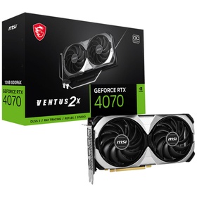 Видеокарта MSI GeForce RTX 4070 SUPER 12G VENTUS 2X OC 12GB