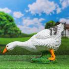 Садовая фигура из полистоуна «Гусь наклонившийся», 18×20×44 см - Фото 5