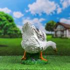 Садовая фигура из полистоуна «Гусь наклонившийся», 18×20×44 см - Фото 6