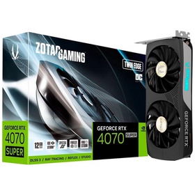 Видеокарта ZOTAC GeForce RTX 4070 SUPER Twin Edge OC 12GB (ZT-D40720H-10M)