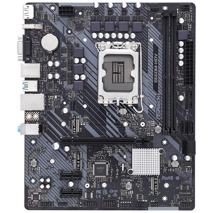 Материнская плата ASRock B660M-HDV (LGA1700, mATX) - фото 51680842