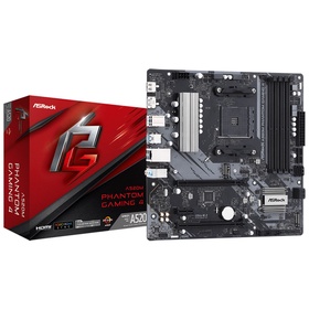 Материнская плата ASROCK A520M PHANTOM GAMING 4 (AM4, mATX)