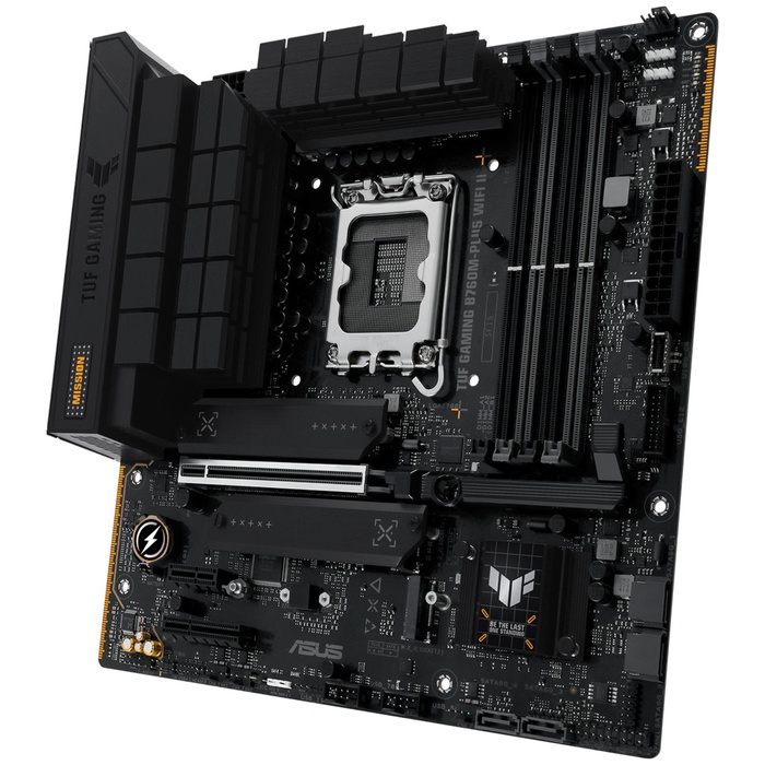 Материнская плата ASUS TUF GAMING B760M-PLUS WIFI II (LGA1700, mATX) - фото 51680925