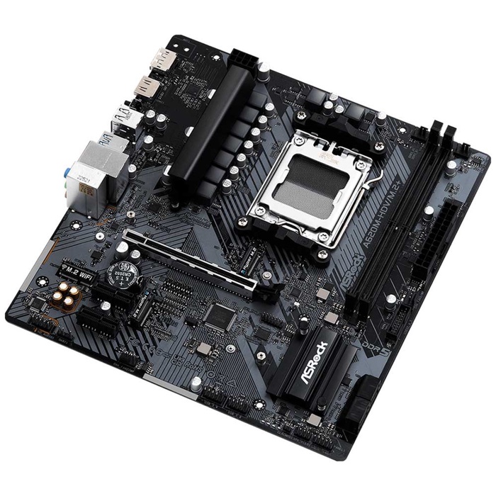 Материнская плата ASROCK A620M-HDV/M.2+ (AM5, mATX) - фото 51680948