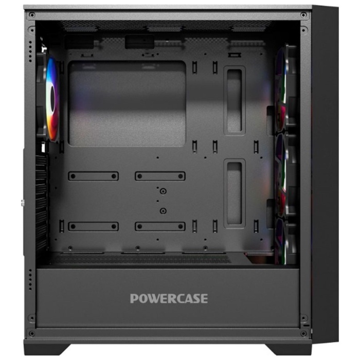 Корпус Powercase ByteFlow Micro Black (CAMBFB-A4) - фото 51681211