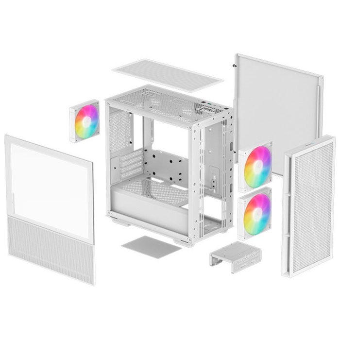 Корпус Deepcool CH360 WH White - фото 51681318