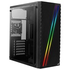 Корпус Aerocool Streak-A-BK-v1 черный без БП ATX 1x80mm 2xUSB2.0 1xUSB3.0 audio - фото 51681327