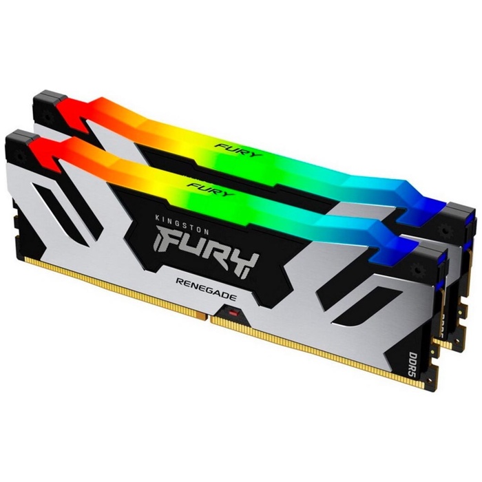 Оперативная память Kingston DDR5 32Gb (2x16Gb) 6400MHz FURY Renegade RGB (KF564C32RSAK2-32)   108149 - фото 51687525