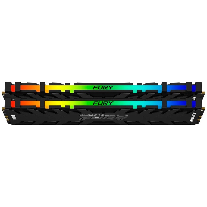 Оперативная память Kingston DDR4 16GB (2x8GB) 4000Mhz FURY Renegade Black RGB (KF440C19RBAK   108149 - фото 51683491