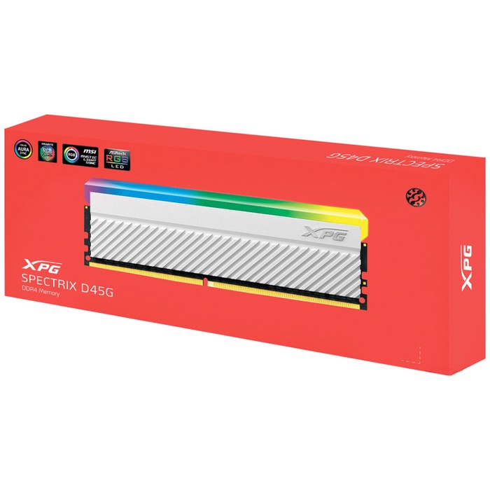 Оперативная память ADATA DDR4 8GB 3600MHz XPG SPECTRIX D60G RGB Grey (AX4U36008G18I-CWHD45G   108149 - фото 51683501