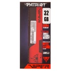 Оперативная память Patriot DDR4 32GB 3200MHz Viper Elite (PVE2432G320C8) - фото 51683520