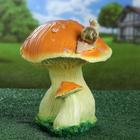Садовая фигура "Гриб с улиткой" средний 22х20х25см - Фото 2