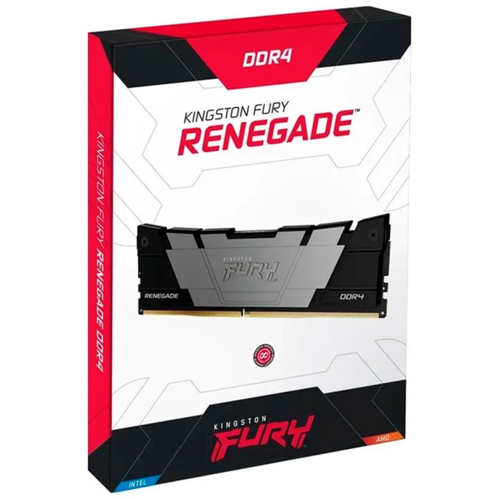 Оперативная память Kingston DDR4 16GB 3200MHz FURY Renegade Black - фото 51683559