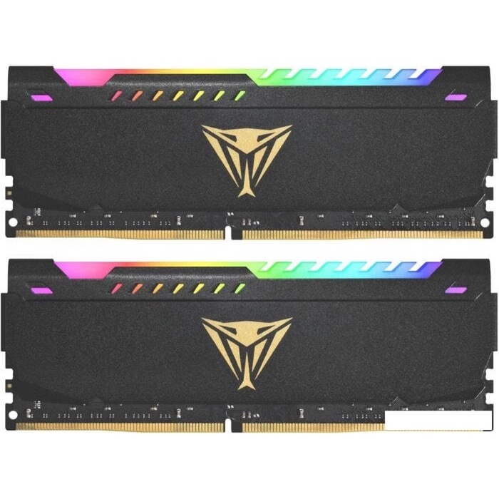 Оперативная память Patriot DDR4 16GB (2x8GB) 3600MHz Viper Steel RGB (PVSR416G360C0K) - фото 51683633