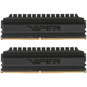 Оперативная память PATRIOT MEMORY DDR4 16GB (2x8GB) 3600Mhz Viper BLACKOUT (PVB416G360C8K)   1081505