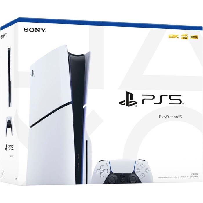 Игровая приставка Sony PlayStation 5 Slim Blue-Ray 1Tb (CFI-2016A) White - фото 51685788