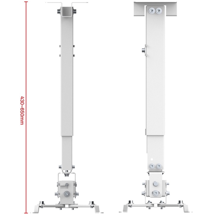 Кронштейн UniTeki PM2102W white для проектора - фото 51684429