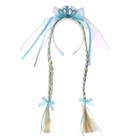 Карнавальный ободок «Корона» с косичками - Фото 1