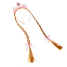 Карнавальный ободок «Принцесса» с косичками - Фото 2