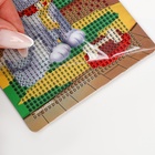 Алмазная мозаика с частичным заполнением на подставке для детей «Щенок», 10×15 см, набор для творчества - Фото 4