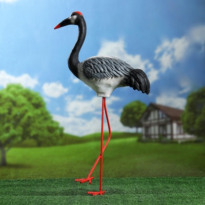 Садовая фигура из полистоуна «Журавль», 57×30×14 см