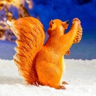 Садовая фигура из полистоуна «Белка с шишкой», 28×12×27 см - Фото 13