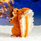 Садовая фигура из полистоуна «Белка с шишкой», 28×12×27 см - Фото 14