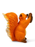 Садовая фигура из полистоуна «Белка с шишкой», 28×12×27 см - Фото 6