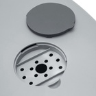 Туалет закрытый с УФ-лампой для уничтожения запаха 39×56×40 см, серый - Фото 6