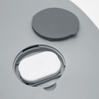 Туалет закрытый с УФ-лампой для уничтожения запаха 39×56×40 см, серый - Фото 7