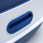 Туалет закрытый с УФ-лампой для уничтожения запаха 39×56×40 см, синий - Фото 11