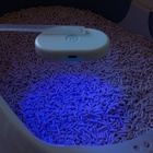 Туалет закрытый с УФ-лампой для уничтожения запаха 39×56×40 см, синий - Фото 20