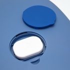 Туалет закрытый с УФ-лампой для уничтожения запаха 39×56×40 см, синий - Фото 10