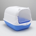 Туалет-домик 35×50×35 см, голубой - Фото 7