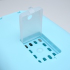 Туалет закрытый 2-в-1 со съёмным верхом 34×50×33 см, голубой - Фото 7