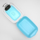 Туалет закрытый 2-в-1 со съёмным верхом 34×50×33 см, голубой - Фото 8