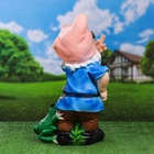 Садовая фигура из полистоуна «Гном с лягушкой», 45×20×25 см - Фото 12