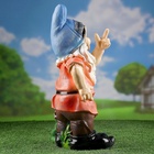 Садовая фигура из полистоуна «Гном с лягушкой», 45×20×25 см - Фото 8