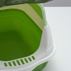 Туалет закрытый 2-в-1 со съёмным верхом 34×50×33 см, зелёный - Фото 4