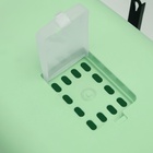 Туалет закрытый 2-в-1 со съёмным верхом 34×50×33 см, зелёный - Фото 7