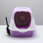 Туалет закрытый 2-в-1 со съёмным верхом 34×50×33 см, фиолетовый - Фото 3