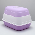 Туалет закрытый 2-в-1 со съёмным верхом 34×50×33 см, фиолетовый - Фото 6