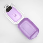 Туалет закрытый 2-в-1 со съёмным верхом 34×50×33 см, фиолетовый - Фото 8