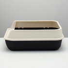 Туалет с высоким бортом с совком и фильтром, 50×36×21 см, чёрный - Фото 7