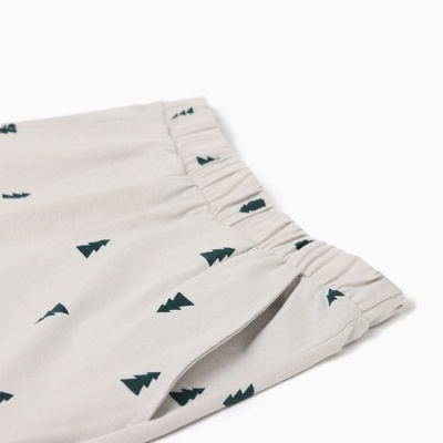 Пижама новогодняя женская (футболка, шорты) KAFTAN «Елки», размер 44-46