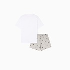 Пижама новогодняя женская (футболка, шорты) KAFTAN «Елки», размер 48-50 10610245